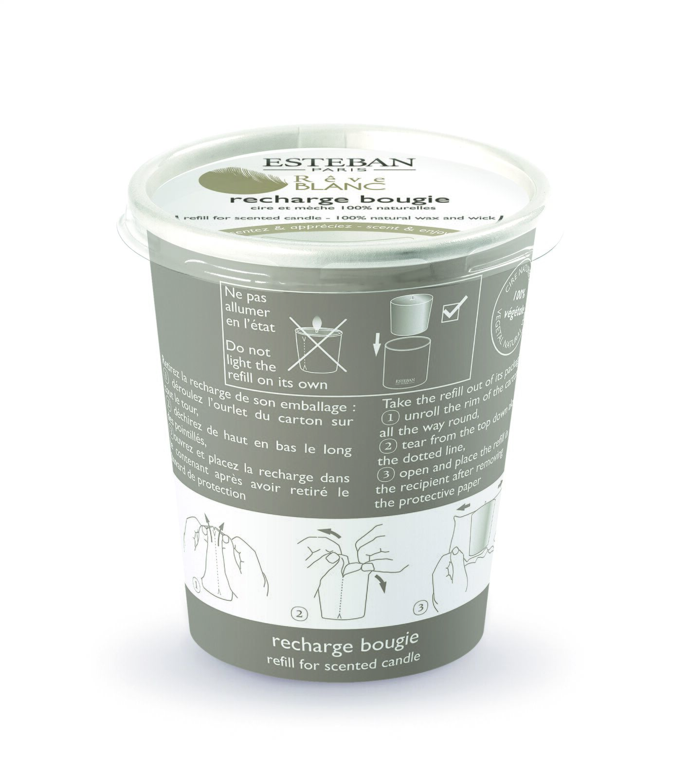 REV-009 Weißer Traum Nachfüller für Duftkerze 170g