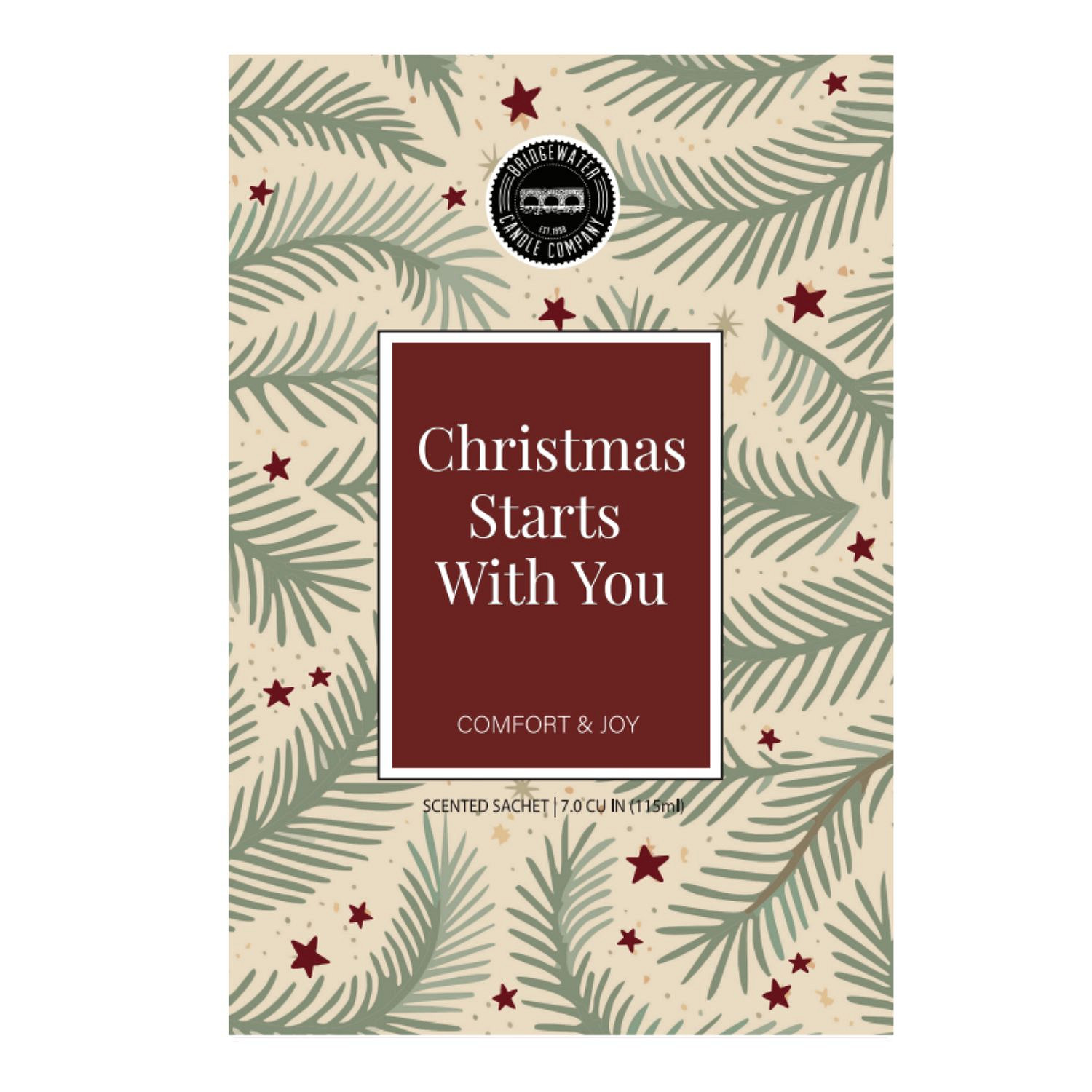 Weihnachten, Duftbeutel, Sachet, Forest pattern, Comfort & Joy