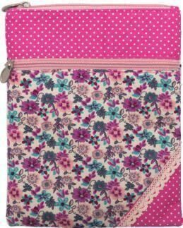 NL2020313 Patchwork Crossbag 177-050 (Pink Florals)