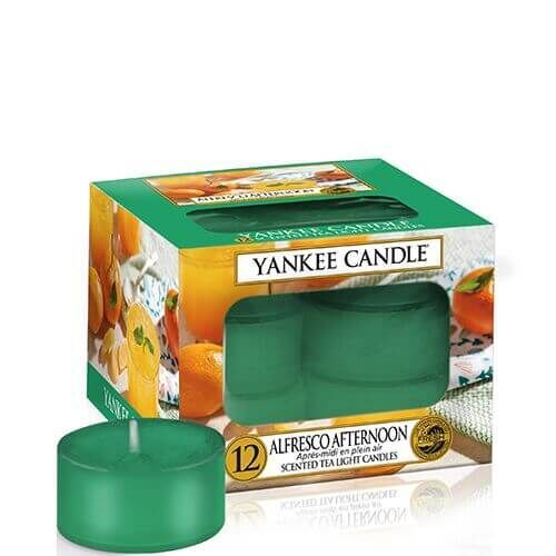 1609121E Alfresco Afternoon 12 St. Teelichter Kerzen von Yankee Candle