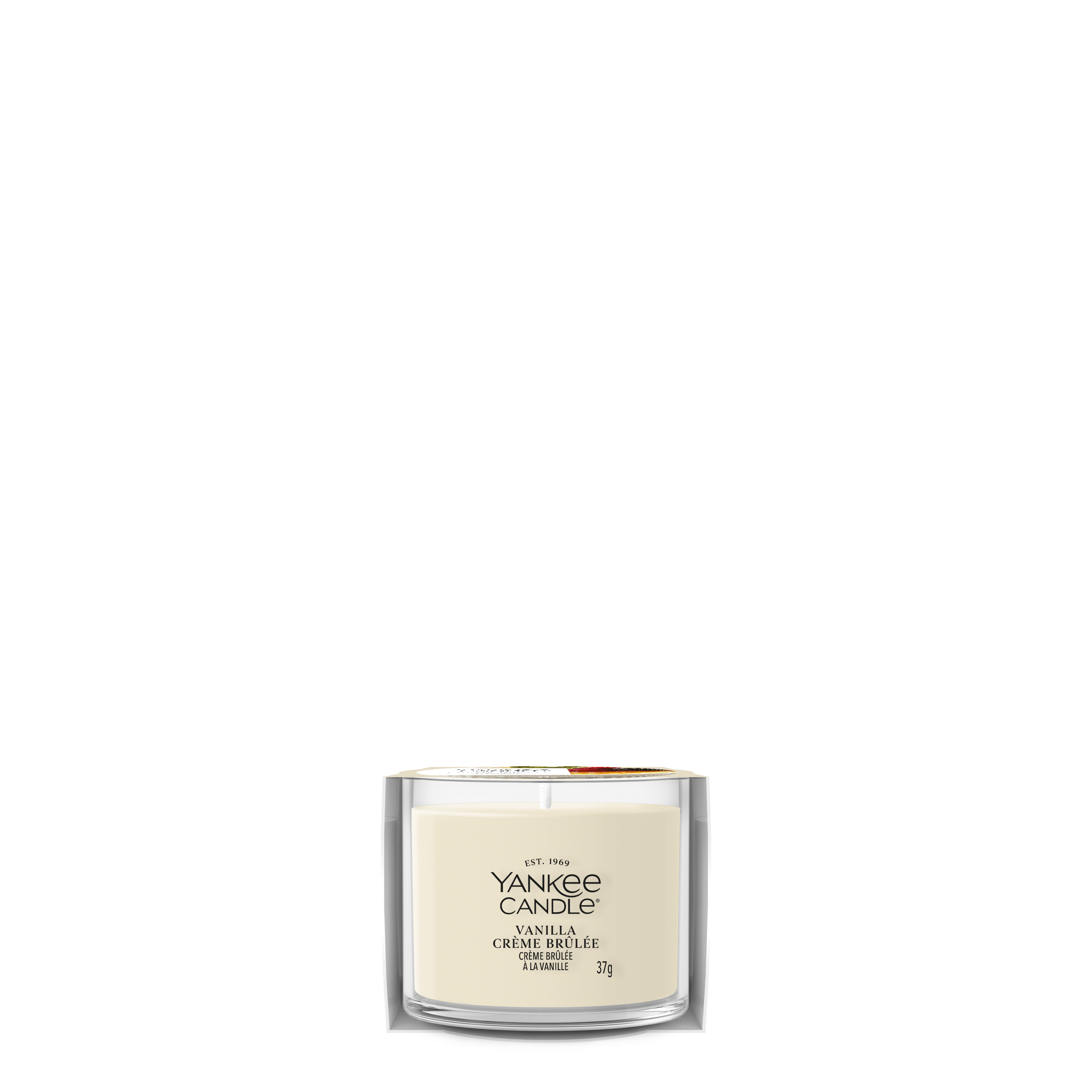 Vanilla Créme Brulee 37g Wachs Duftkerze, Vanille, Yankee Candle, Crème Brûlée, Kerze Glasbehälter