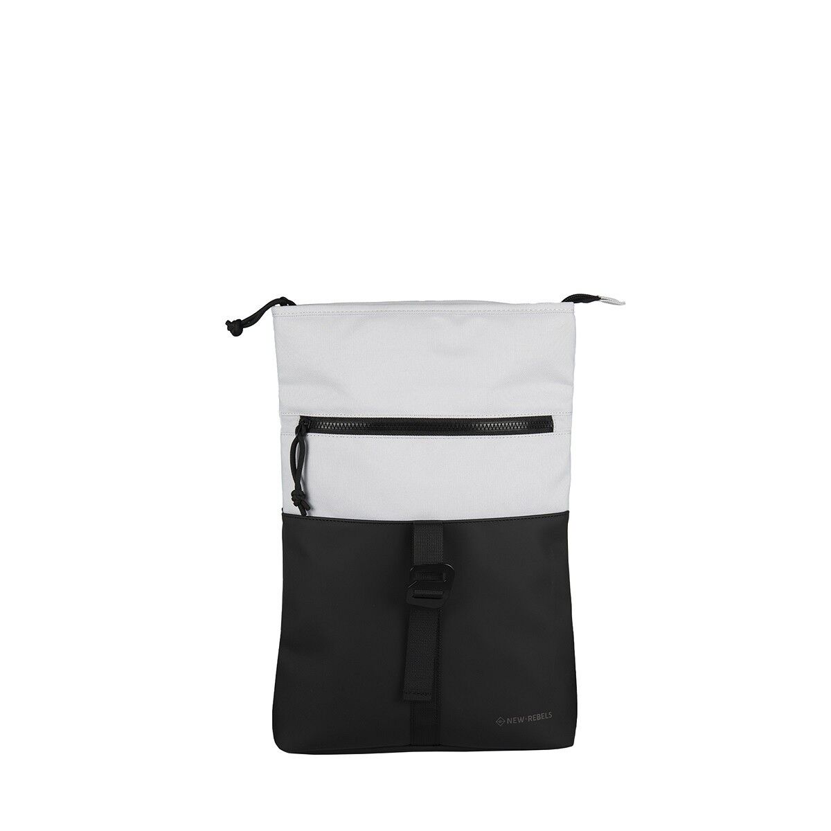 Backham - Los Angeles Rolltop Mini Rucksack hellgrau