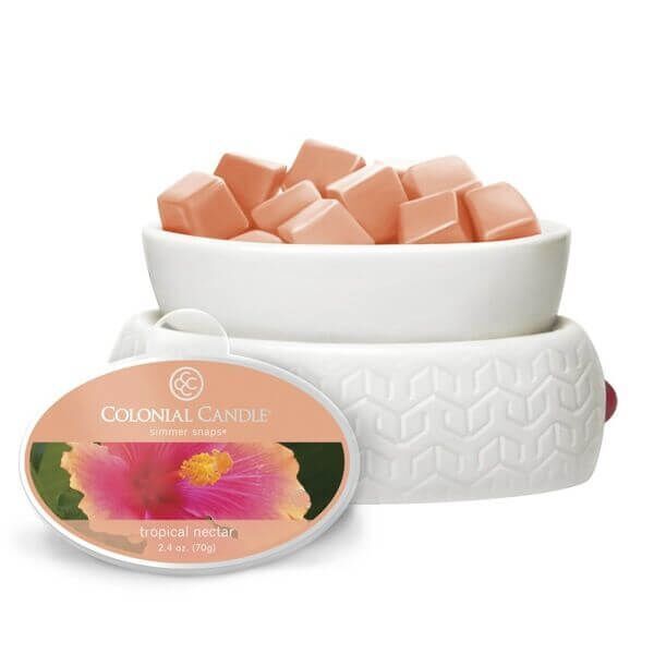 Colonial Candle Tropical Nectar Simmer Snaps 70g