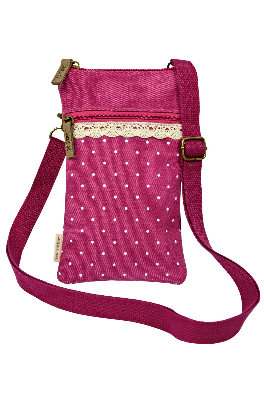 Mini Crossbag Punkte fuchsia 181