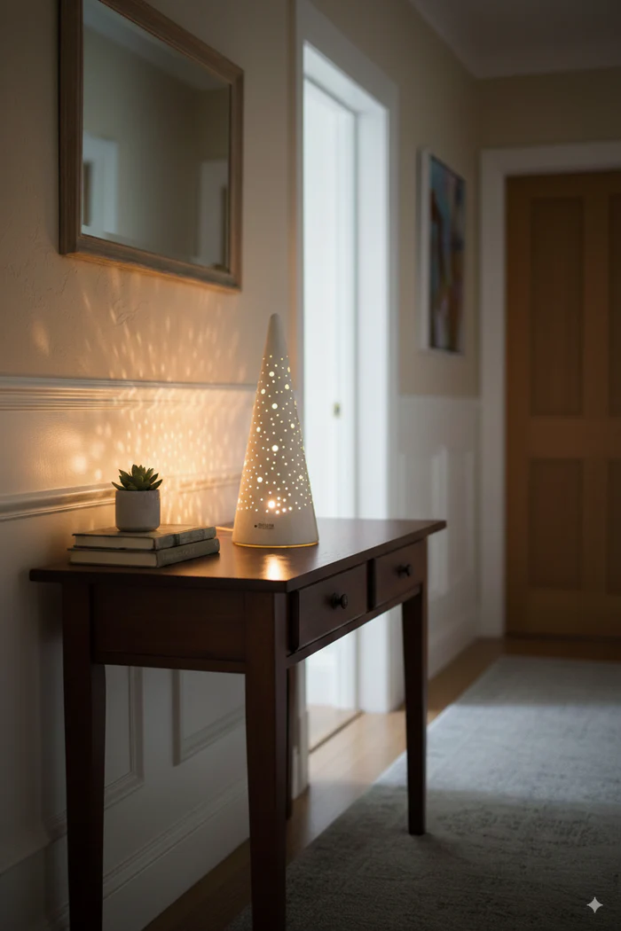 Lampe Losone 30cm LED creme