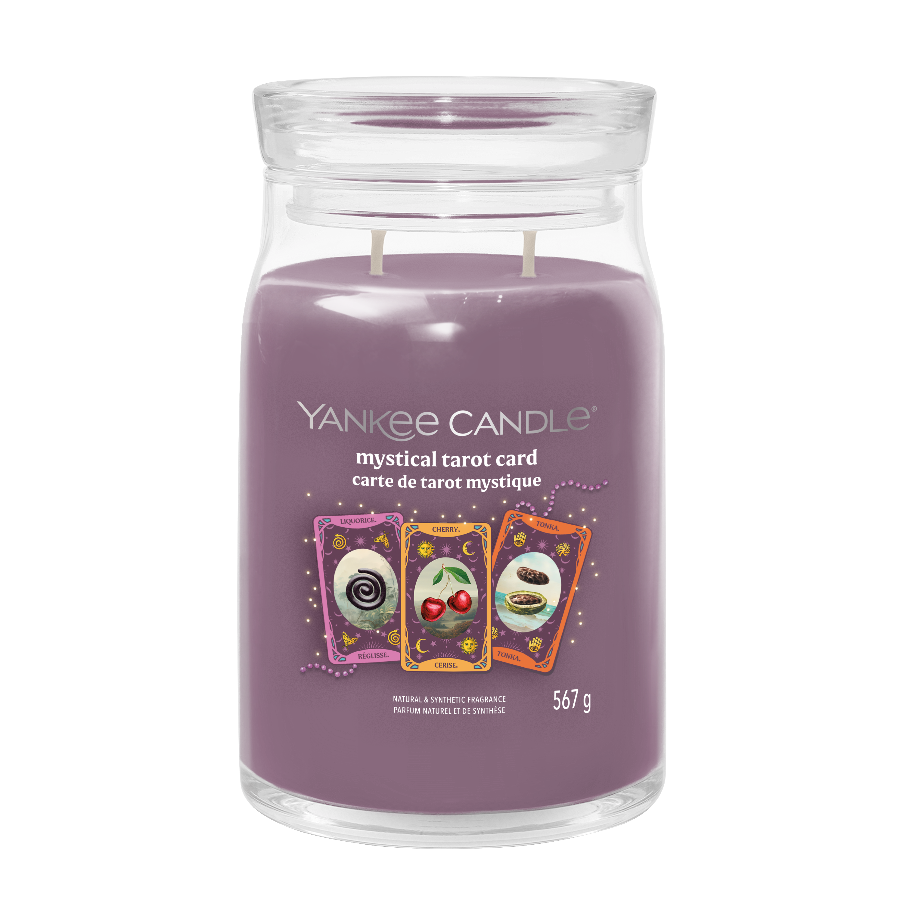 Mystical Tarot Card Signature Large Jar 567g 2-Docht