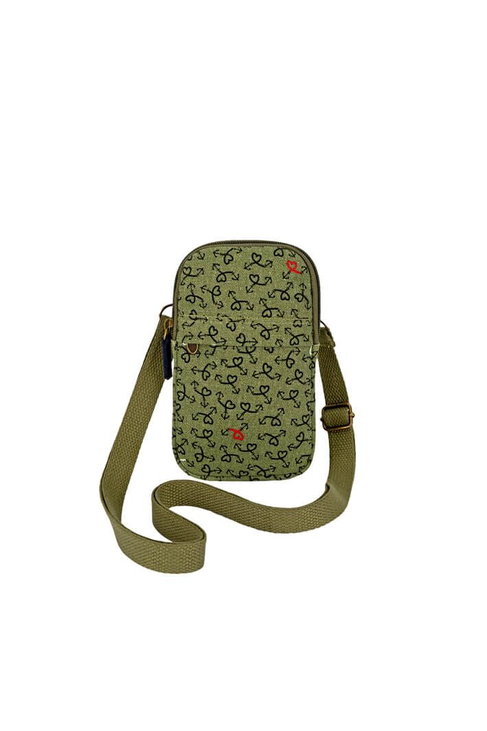 Handytasche Anchor Love oliv 315 Zubehor, Tasche, Handtasche, Leinwand, Geldbörse