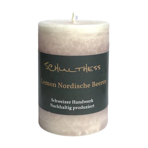 Kerze, Lemon Nordische Beeren, Schweizer Handwerk, Nachhaltig produziert, Wachskerze