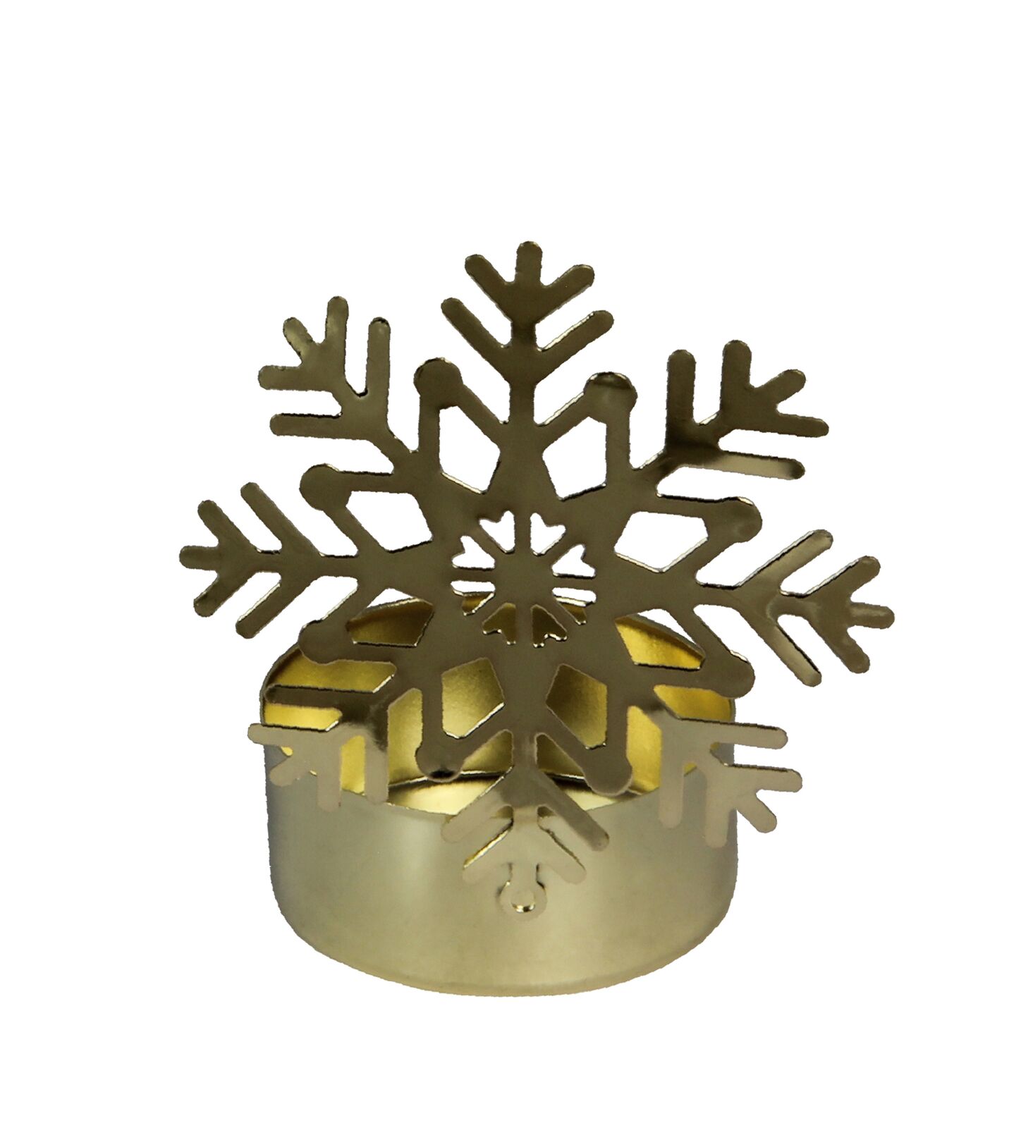 809026738 Teelichthalter Vano Flocke gold