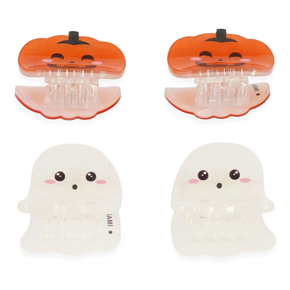 halloween, kürbis, clip, haarrela, geist