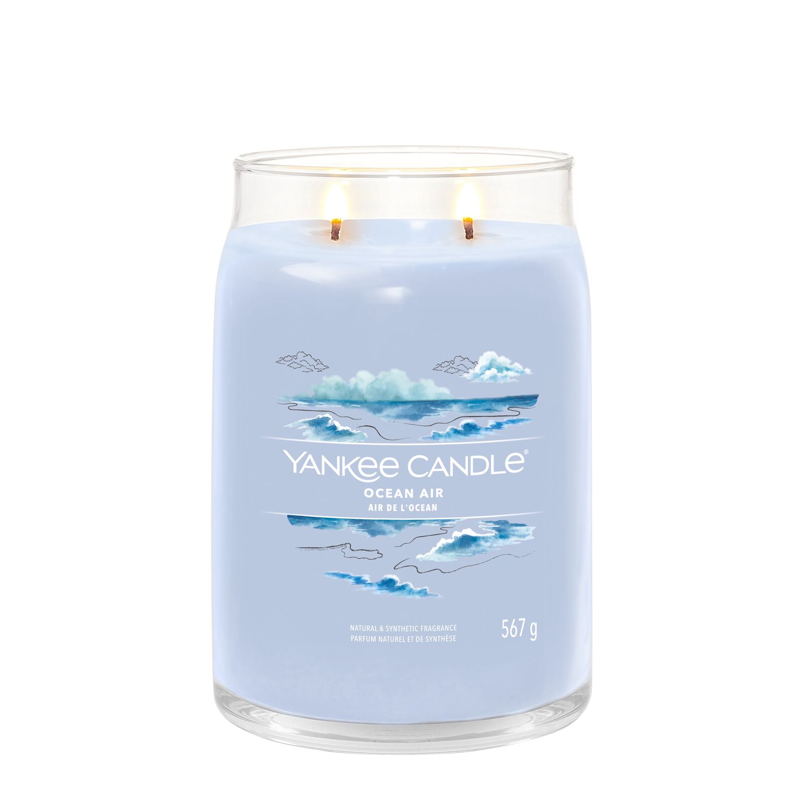 Ocean_Air_Large_LIT-1-1 Ocean Air Signature Large Jar 567g 2-Docht