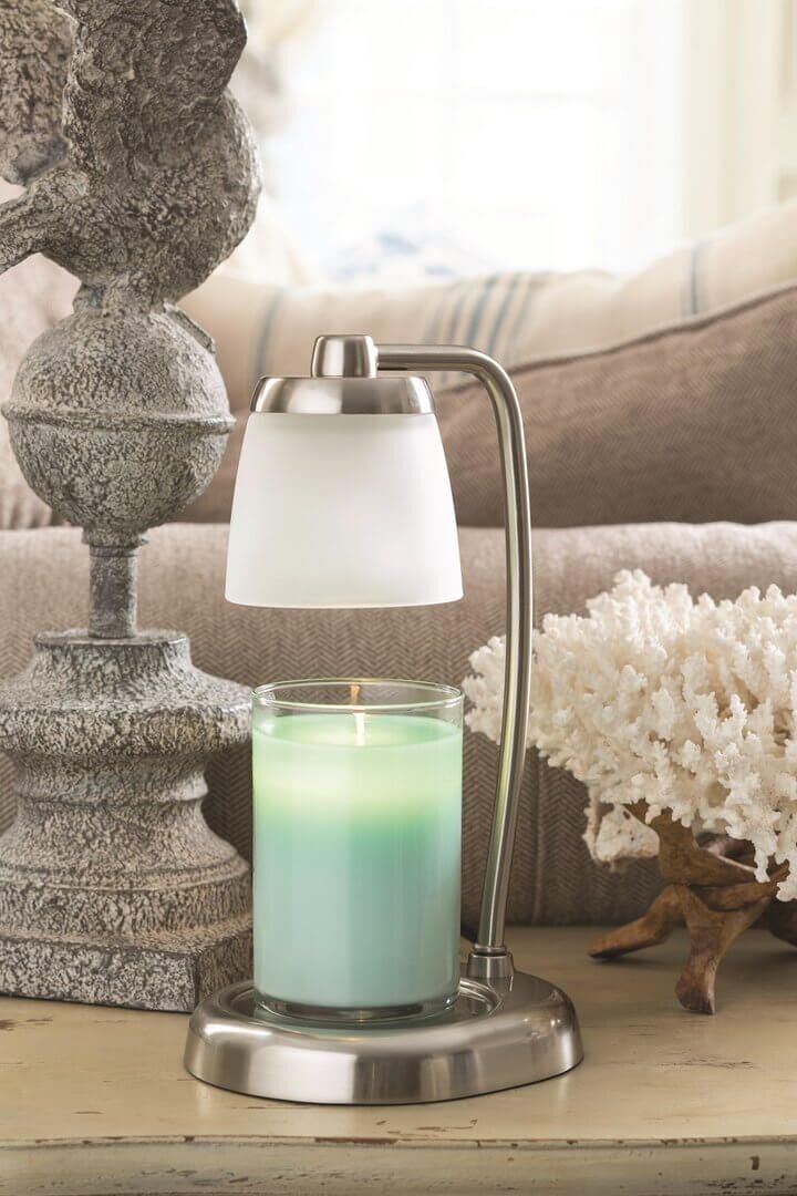 CONTEMPO Laterne Kerzenwärmer (Brushed Nickel)