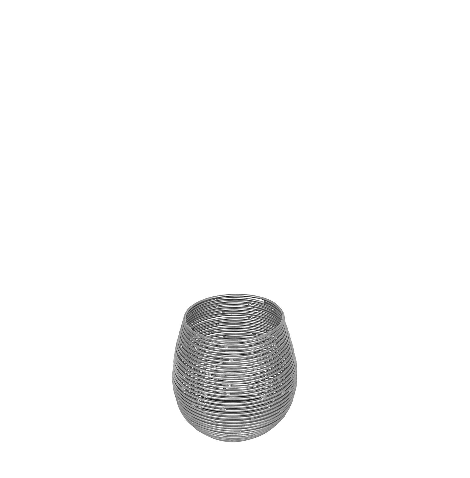 Tischlicht Thorin silber 10cm