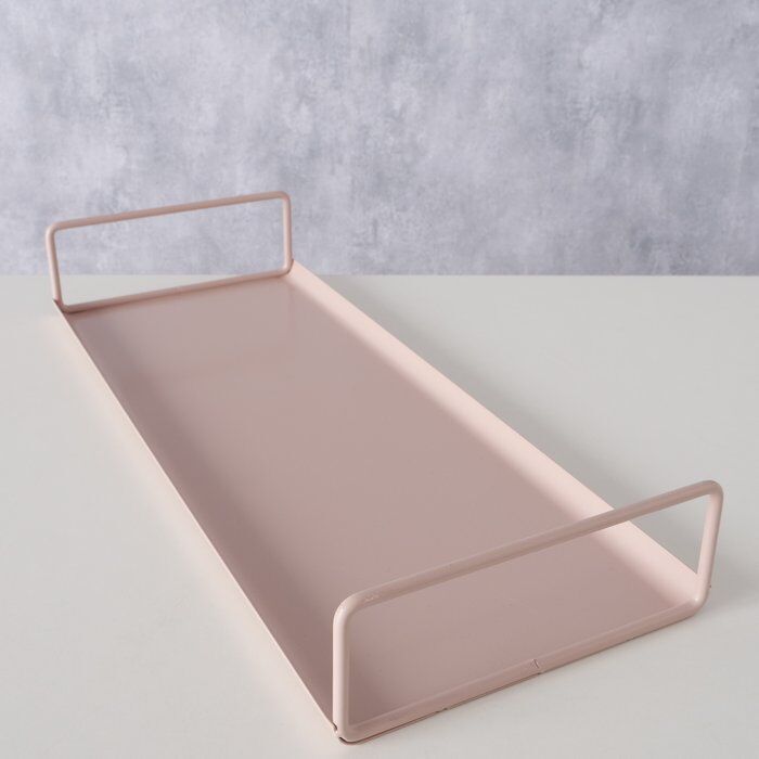 Deko Tablett Alano rosa