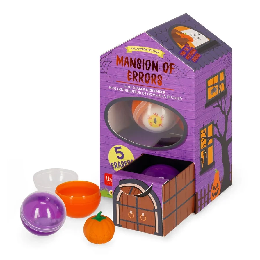 Ergänzungsspiel, Halloween Edition, Mini Spender, Eraser, Schaubox