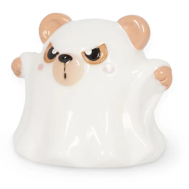 police, bear, white plush, ghost plush, cute figure