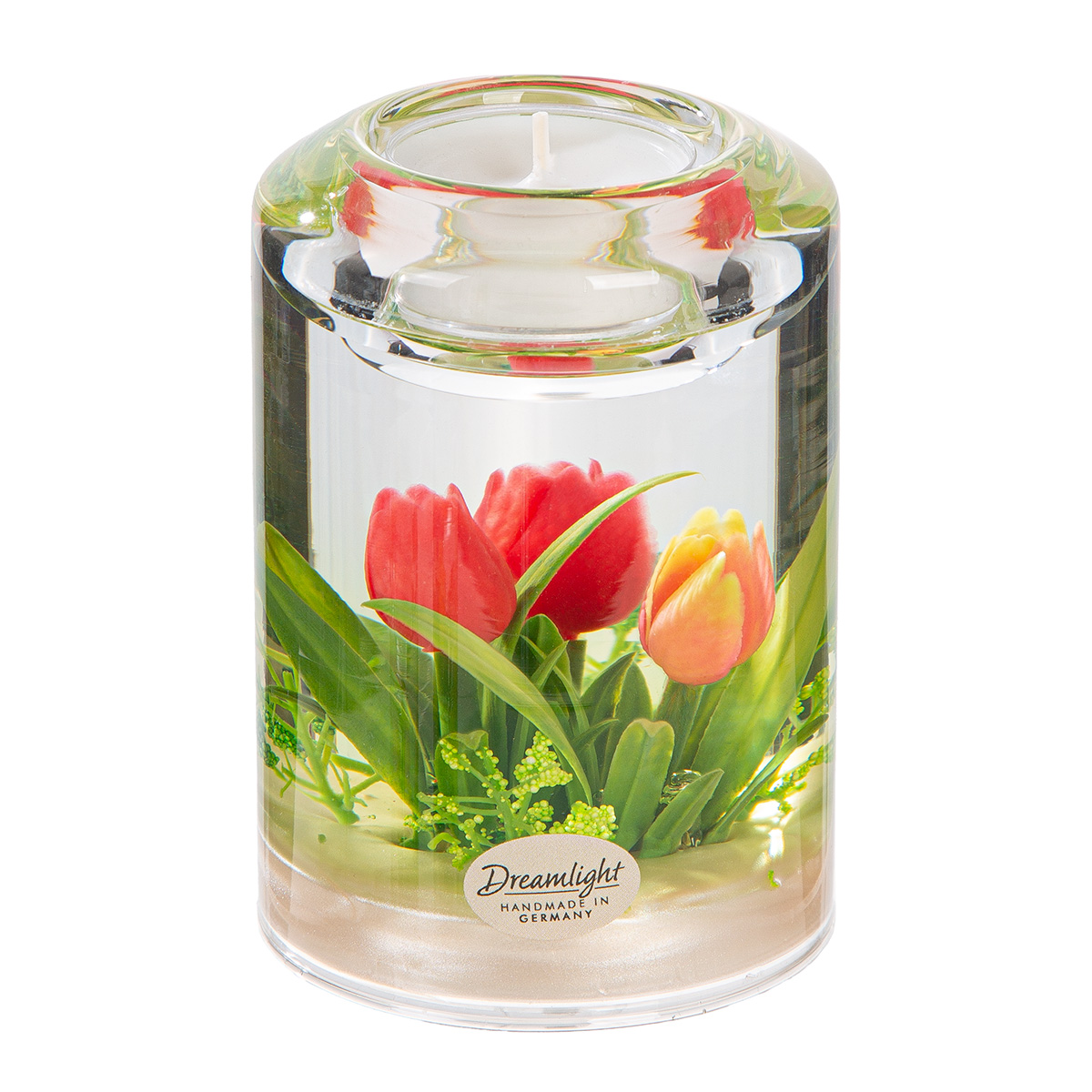 Teelichtleuchter Candela Classic - Tulip Red & Orange Teelichtleuchter Candela Classic - Tulip Red & Orange