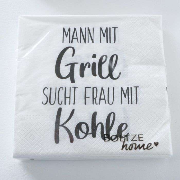 Einzelbild-dcxXrrPq-large Serviette Grillen weiß 20 Stück