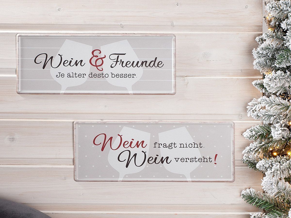 Deko Schild Weinfest Variante 2 Weihnachten, Weihnachtsdekorationen, Festival, Text