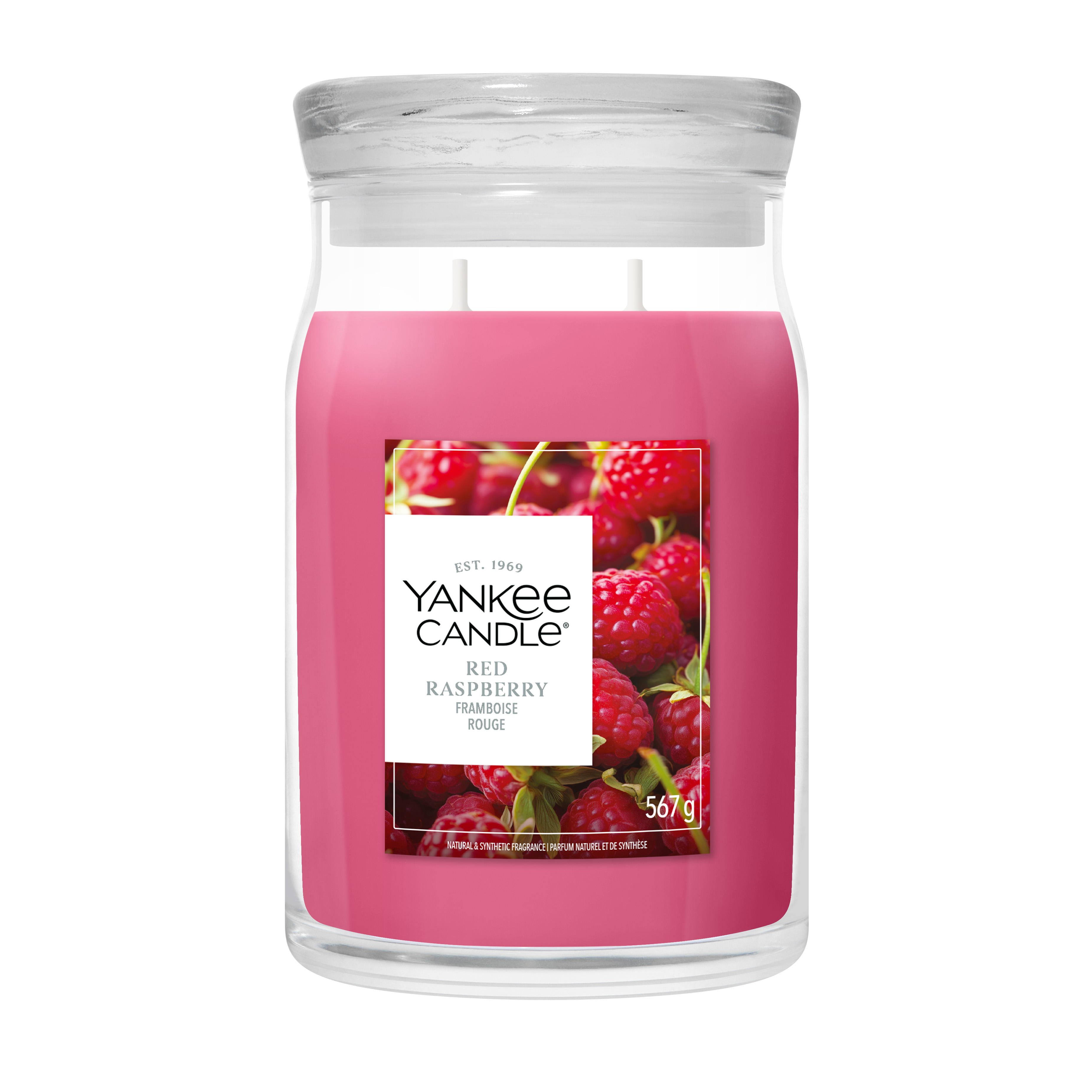 Red Raspberry Signature Jar 567g 2-Docht Red Raspberry Signature Jar 567g 2-Docht