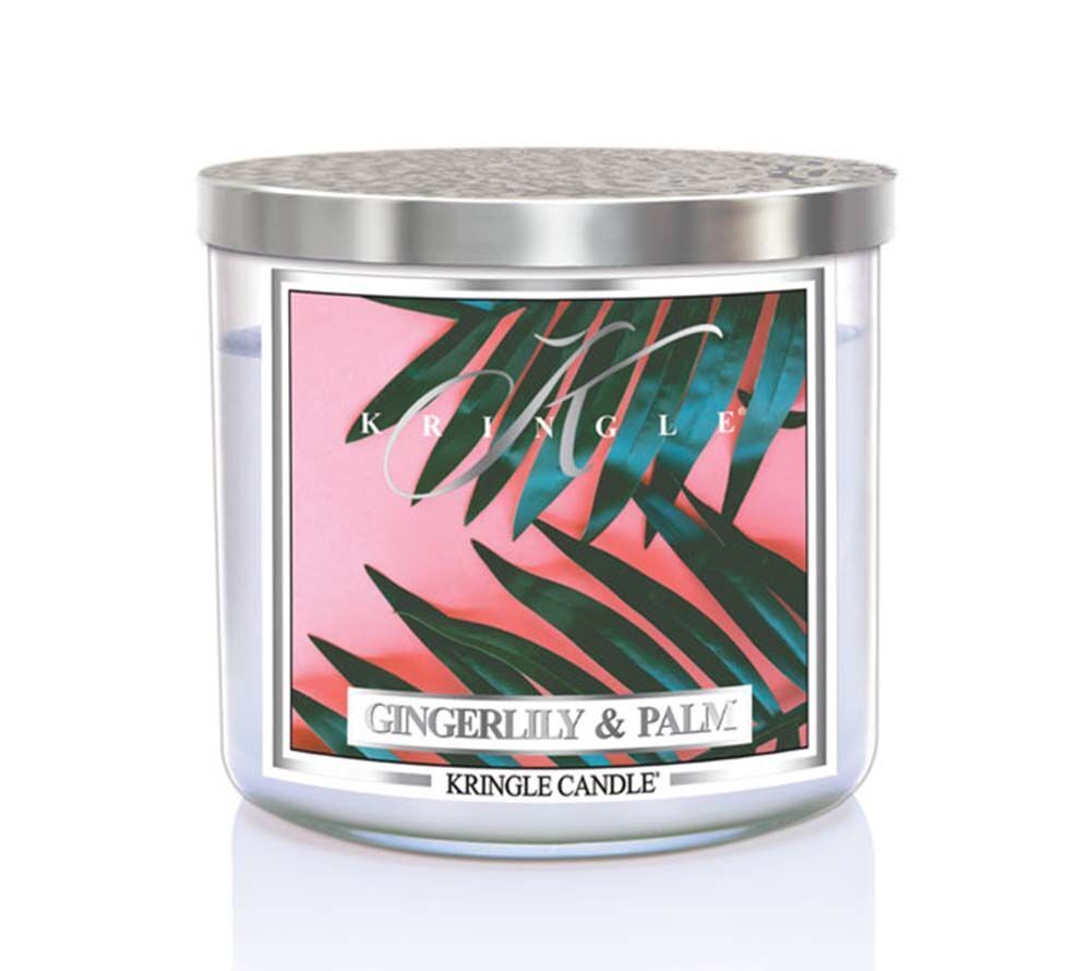 kringle_candle_gingerlily_and_palm_silver_lid_american_heritage Gingerlily & Palm 396g Tumbler 3-Docht