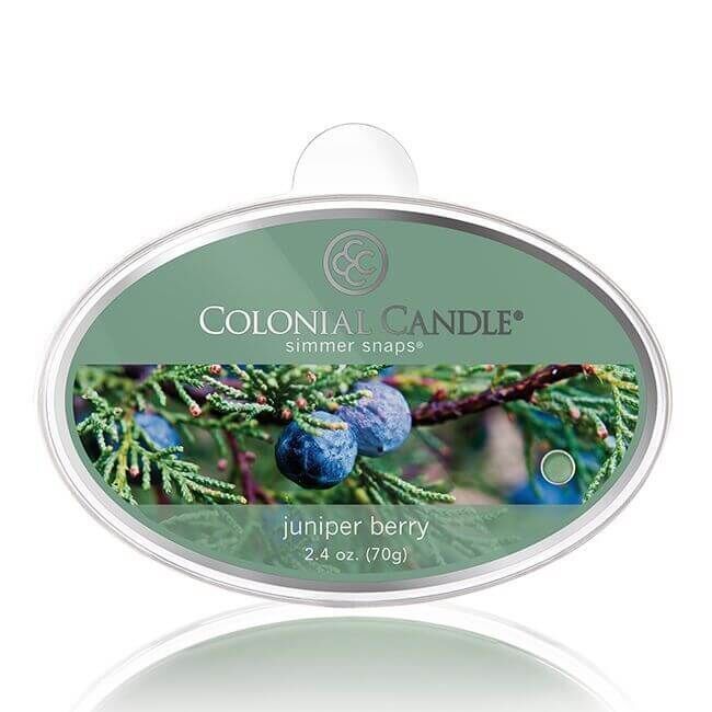 CCSNAPS-5082 Colonial Candle - Juniper Berry Simmer Snap 70g
