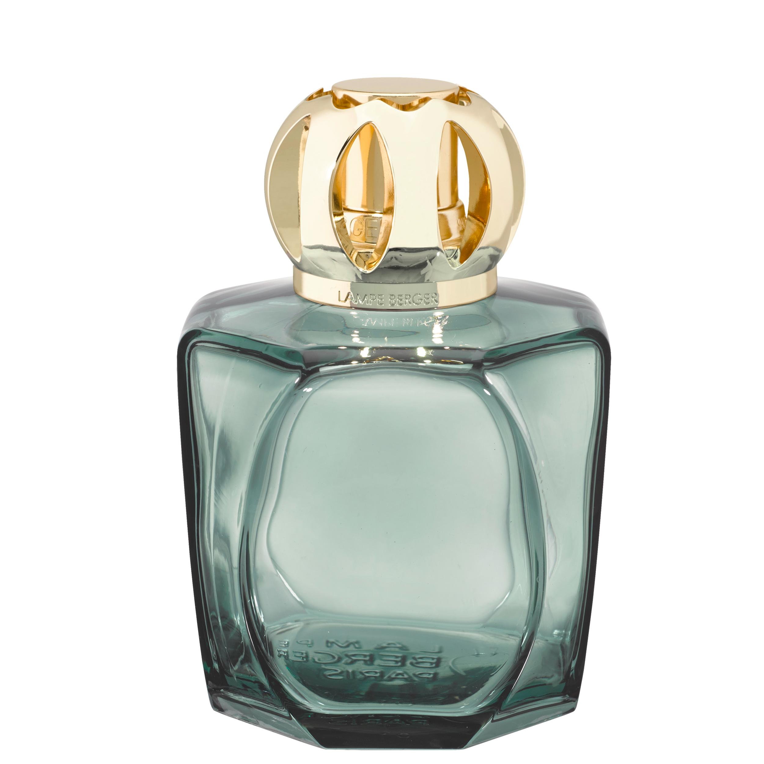 parfumflakon, glasflakon, grünesglas, goldkappe, flakon