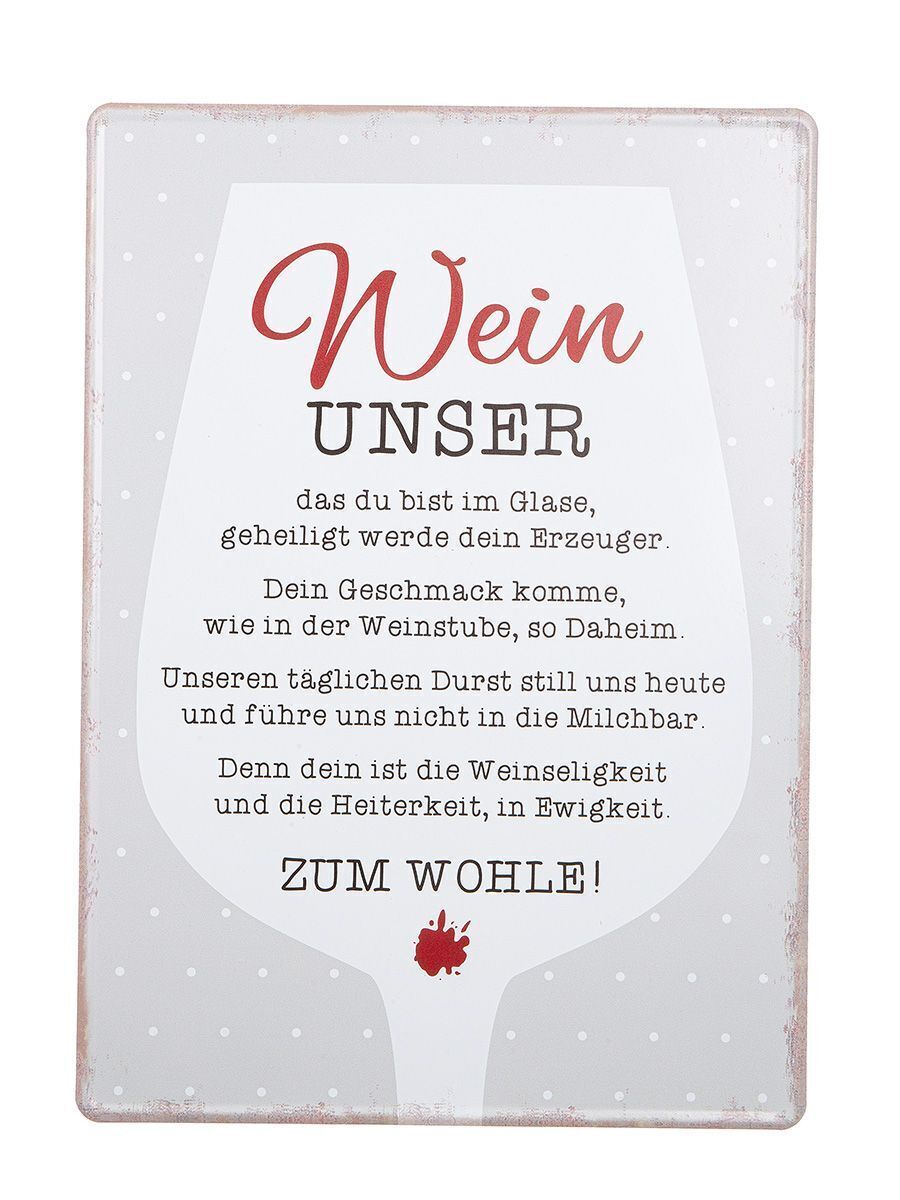 Deko Schild Weinfest groß Werbung, Plakat