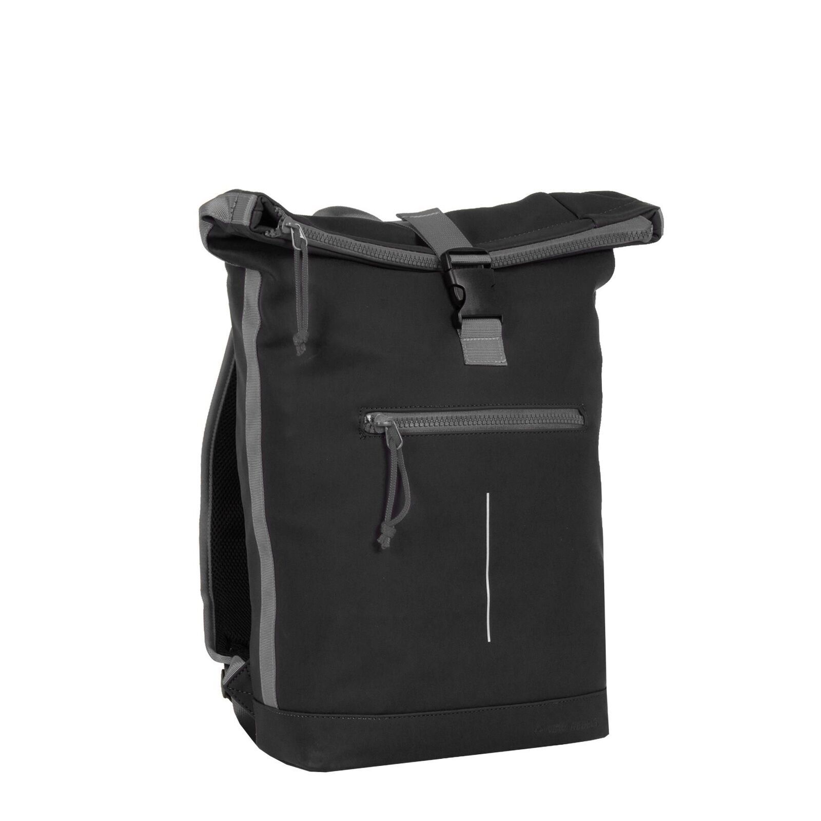 3q37kz8o Tim - New York Rolltop Rucksack schwarz/grau