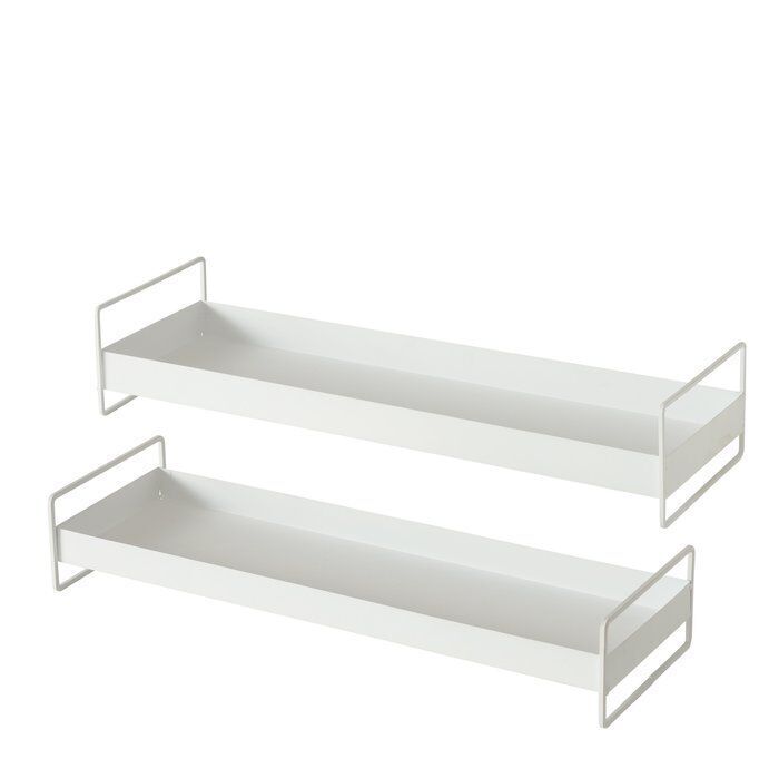 Deko Tablett Wolga 2 Stück weiß