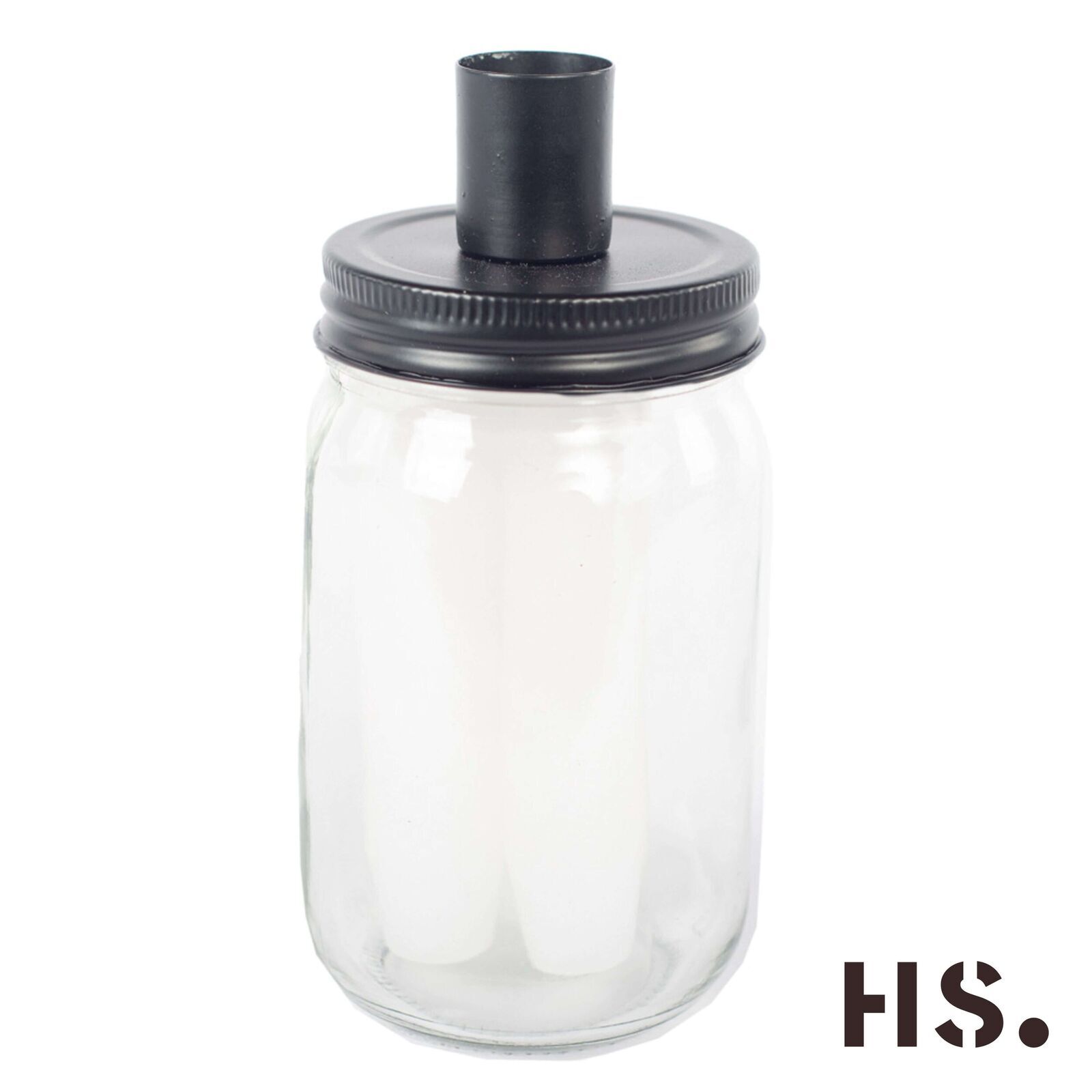 U04El8Jg Candle Jar Mason weiß