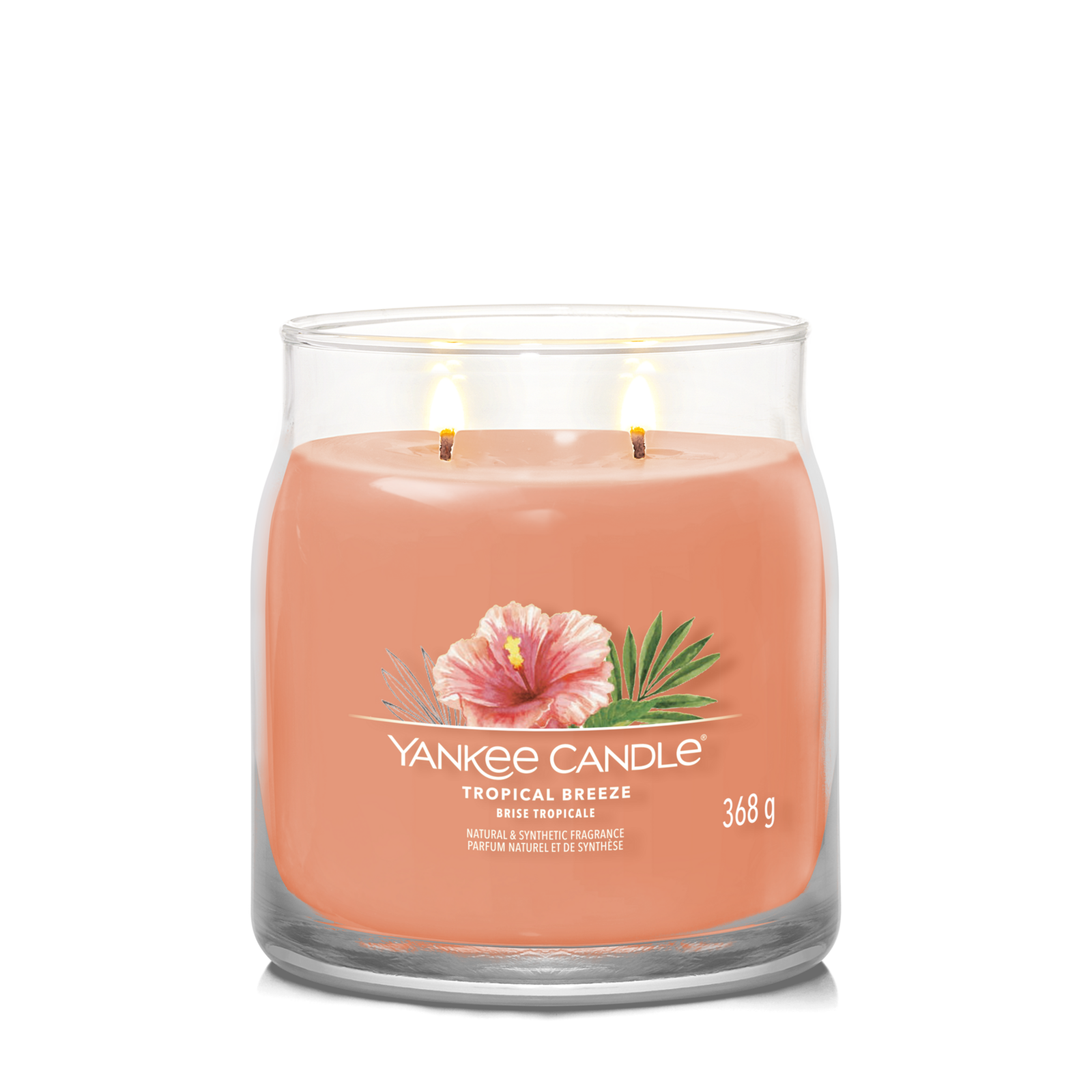 Tropical Breeze Signature Medium Jar 368g 2-Docht