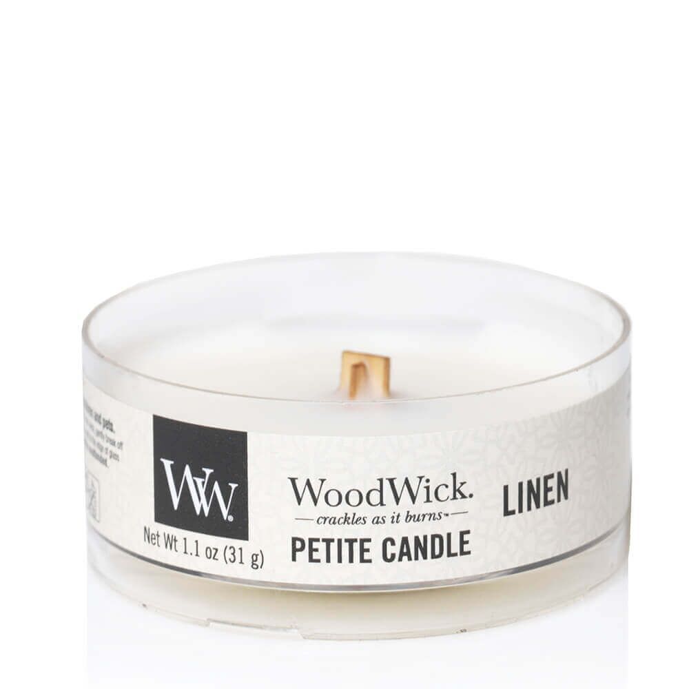 66135_Silho Linen Petite Candle 31g von Woodwick