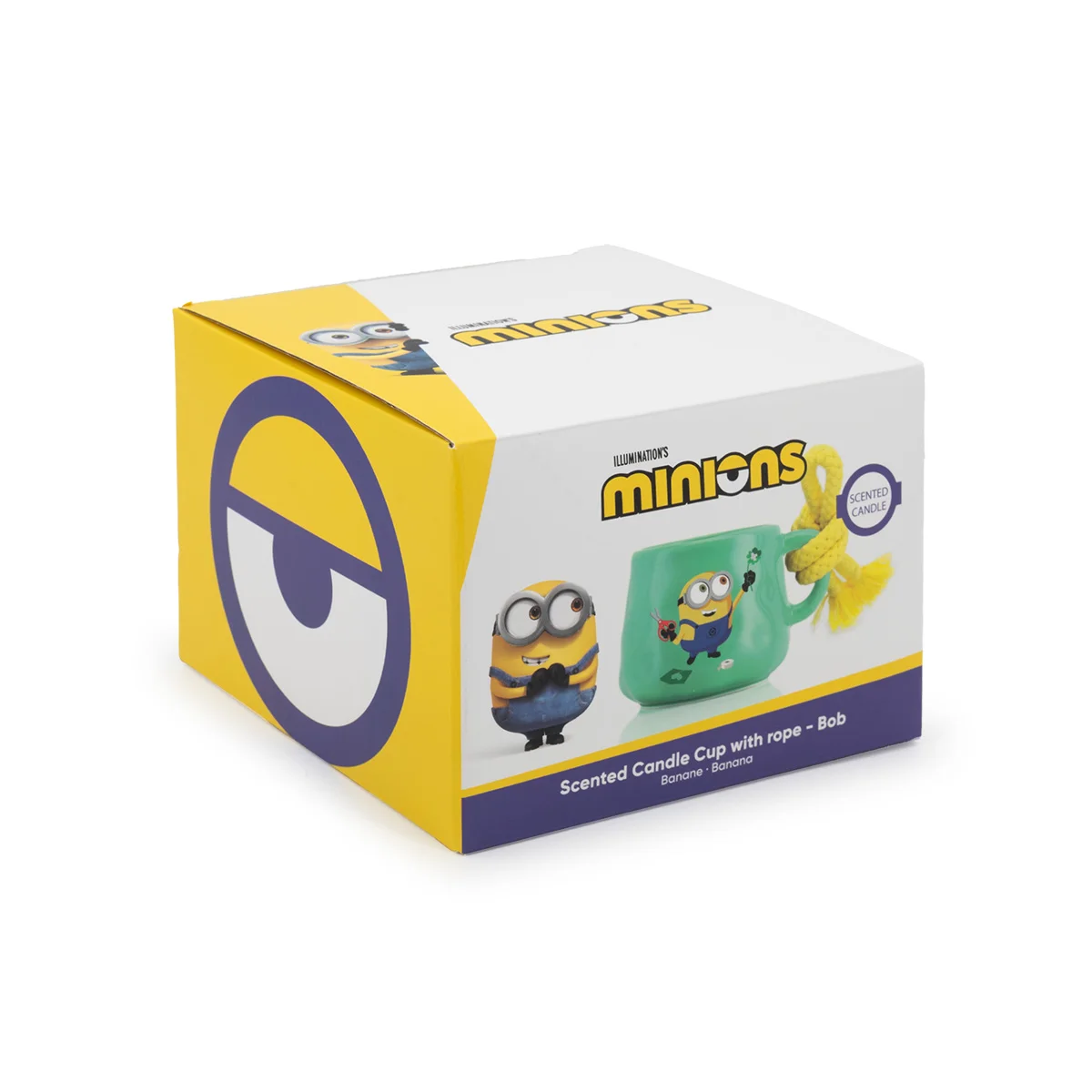 Bob - Minions™ Duftkerze 200g in Tasse mit Kordel