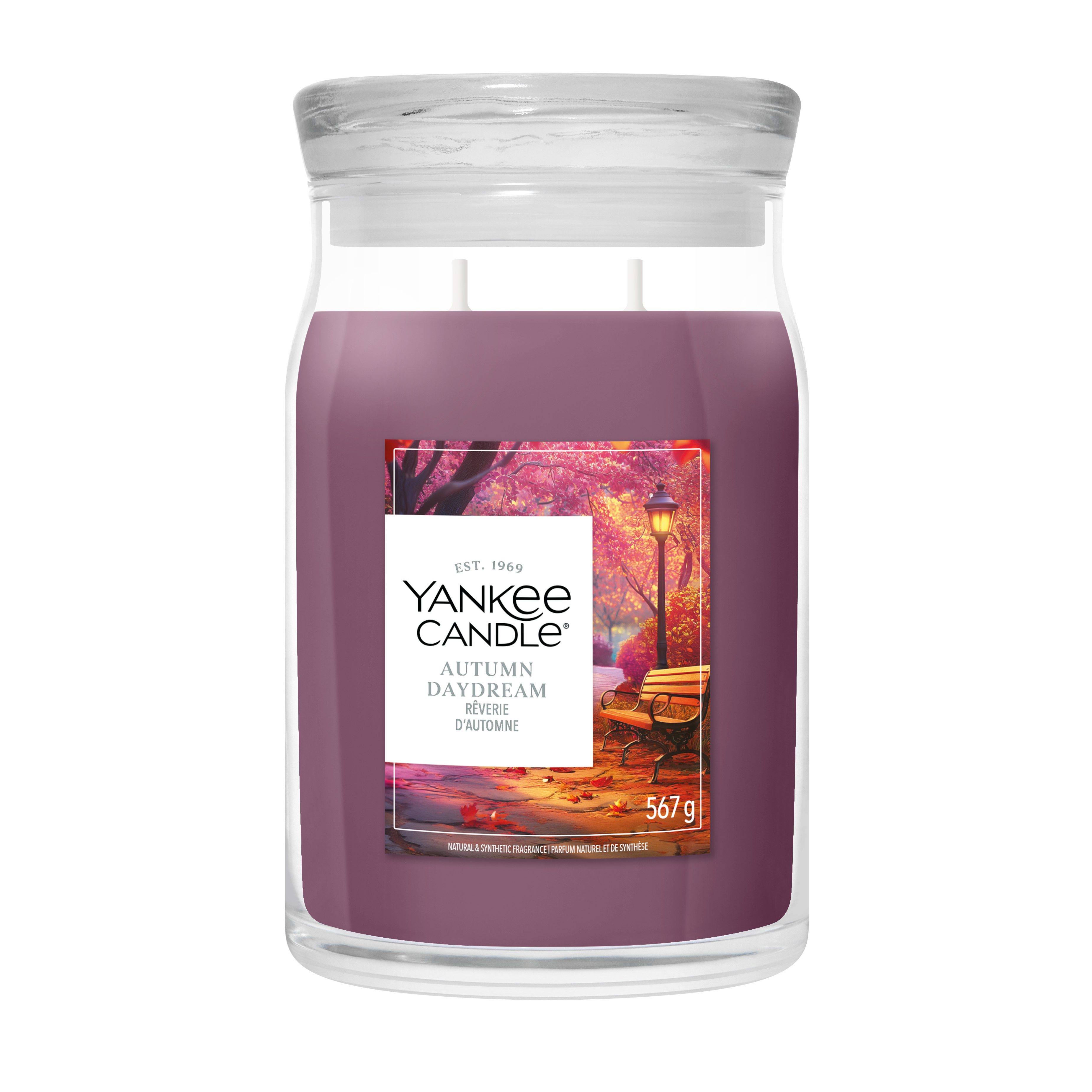 Autumn Daydream Signature Large Jar 567g 2-Docht Votivkerzen, Dufterlebnis, Dämmerungsduft, Autumn Daydream, Yankee Candle