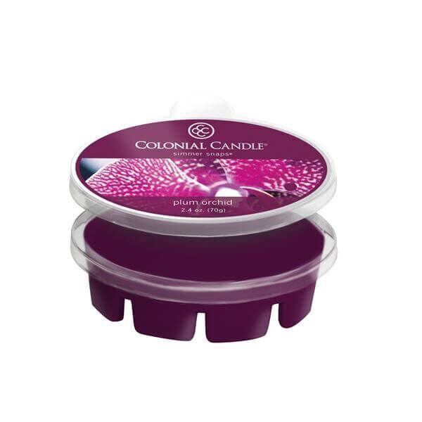ccsnaps-3453_2_5594ffee20cda Colonial Candle Plum Orchid Simmer Snaps 70g