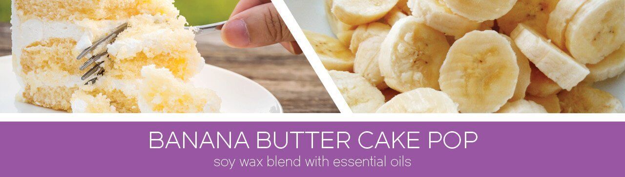 Banana Butter Cake Pop 411g (3-Docht)