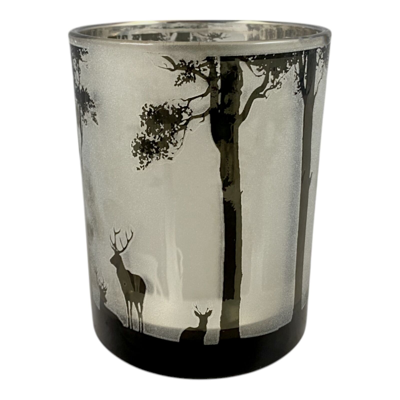 Windlicht Waldesnacht 12,5cm Pokal, Töpferei
