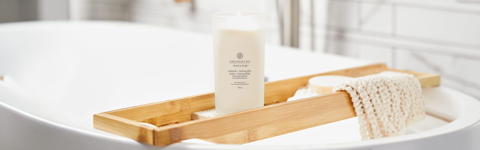 Chesapeake Bay, Duftkerze, Duftkerze im Glas, großes Glas, weiße Duftkerze, Peace, Tranquility