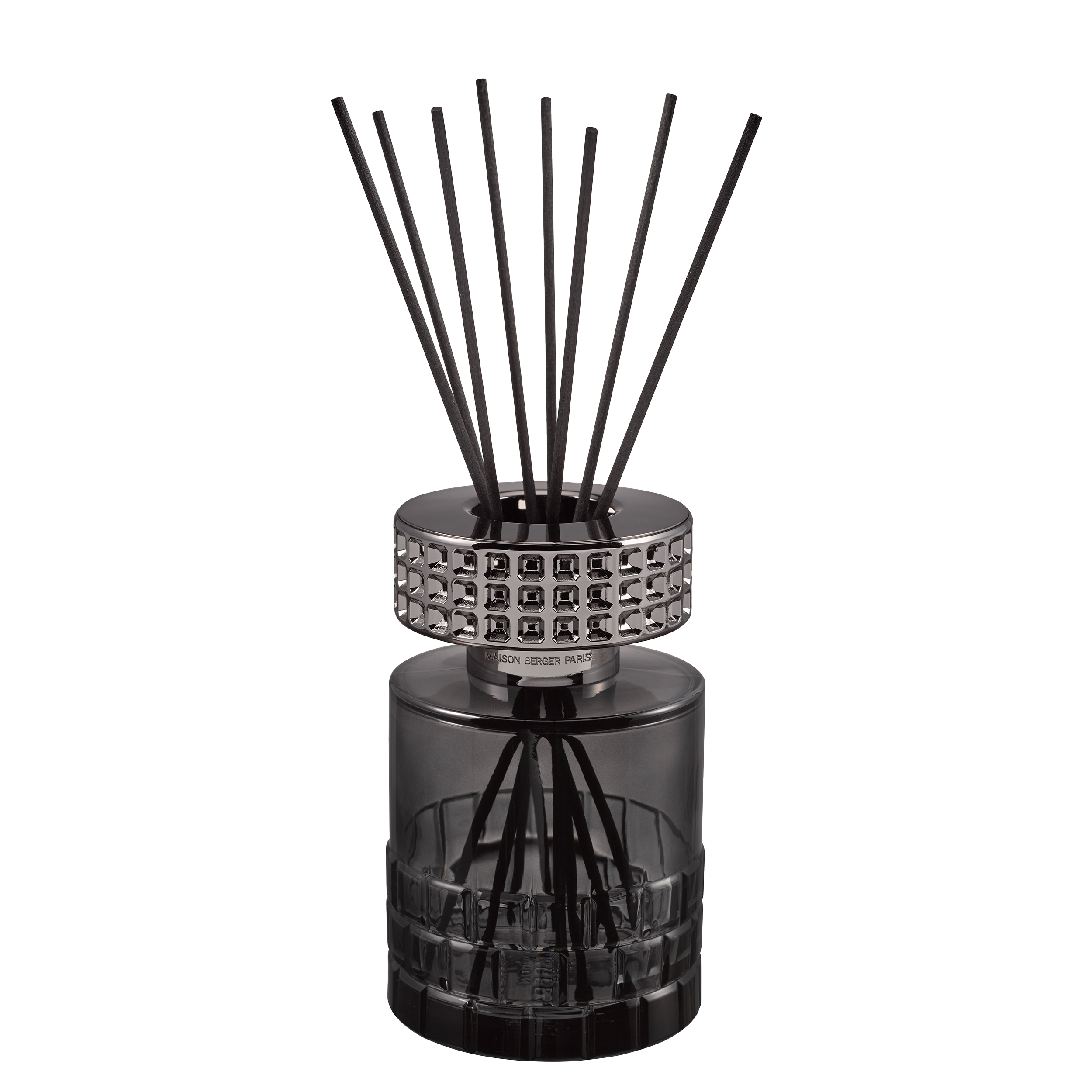 Duftröhren, Raumduft, Stäbchen-Diffuser, schwarz, Glasbehälter