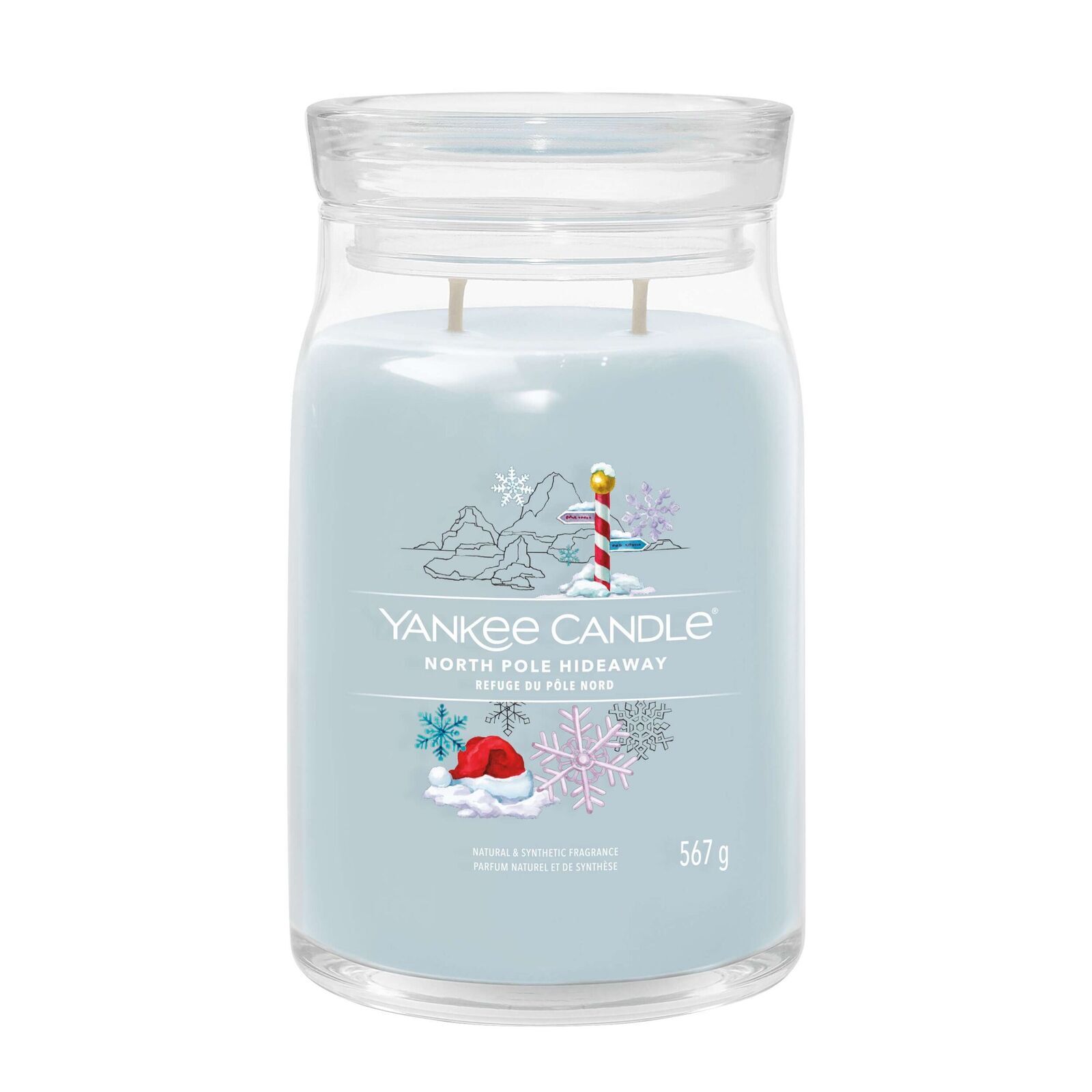 North Pole Hideaway Signature Large Jar 567g 2-Docht Krug, Getränk, Milch