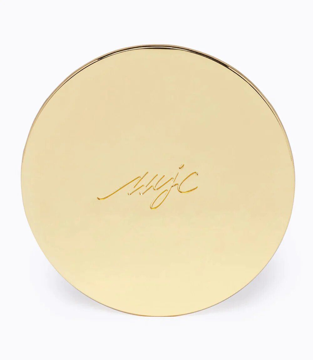 Goldener Deckel für My Jolie Schmuckkerzen Teller, Gesicht, Kopf, Person, Gold