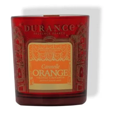 Natürliche Duftkerze 300g Zimt-Orange von Durance Orangenduft, Duftkerze, Kerze, Duftkerze, Orangenaroma