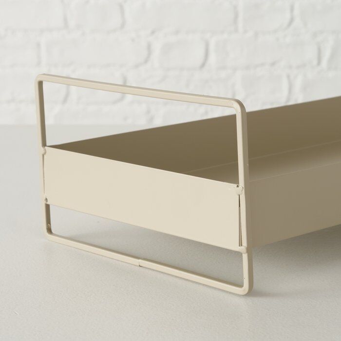 Deko Tablett Wolga 2 Stück beige