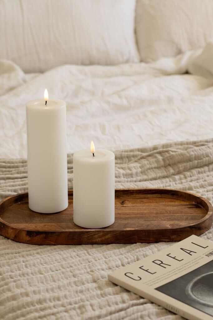 f3d6c2a2-fd7e-432f-ab06-3f723c5b80b4 Stumpenkerze LED Weiß 10 x 15cm