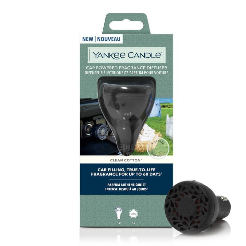 Clean Cotton Car Powered Fragrance Diffuser