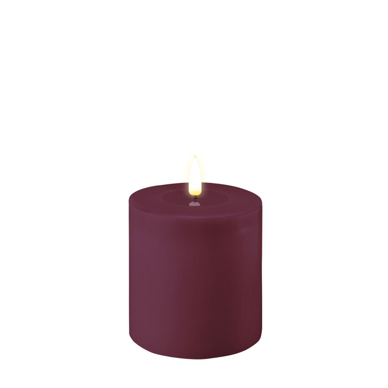 RF-0397 Stumpenkerze LED Violett 10 x 10cm