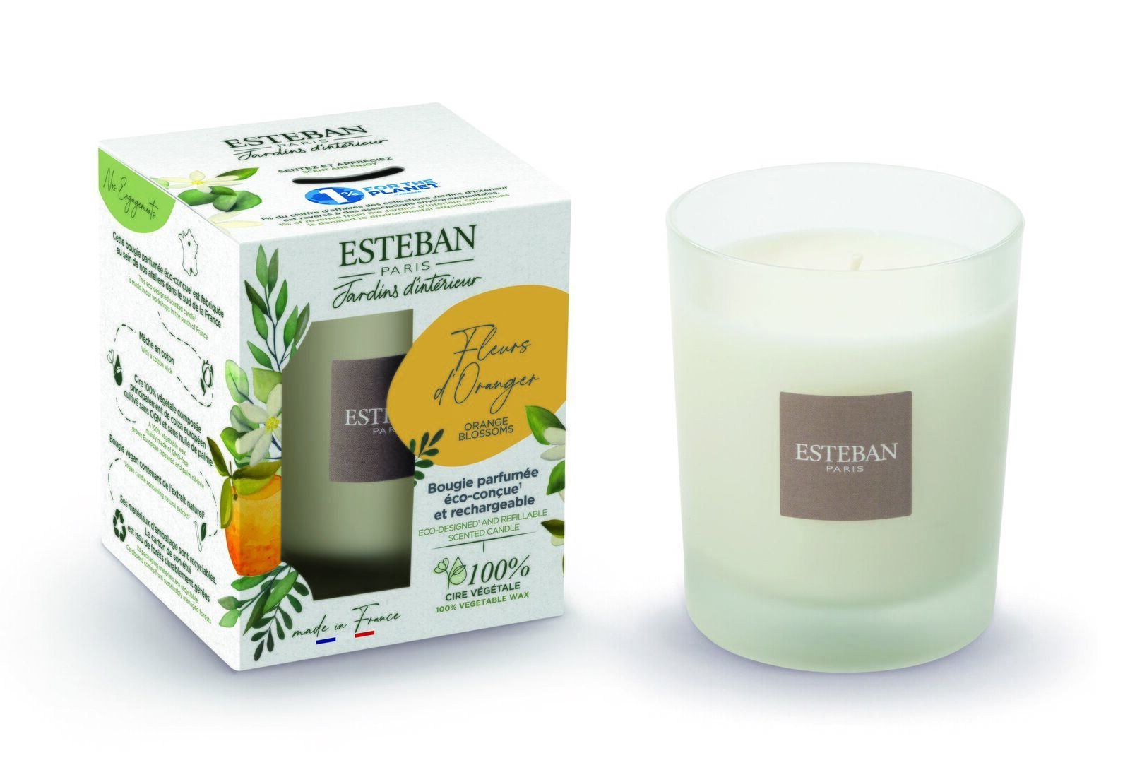 Orangenblüte Duftkerze 180g