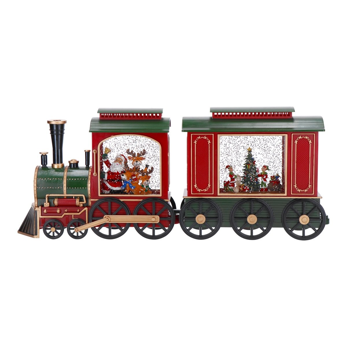 Christmas Train Water Spinning