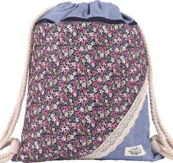 NL2020318 Northlux Patchwork Turnbeutel 177-035 (Blue Flowers)